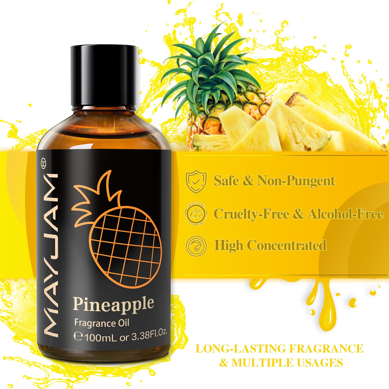 Pineapple fragrance oil being used in a diffuser