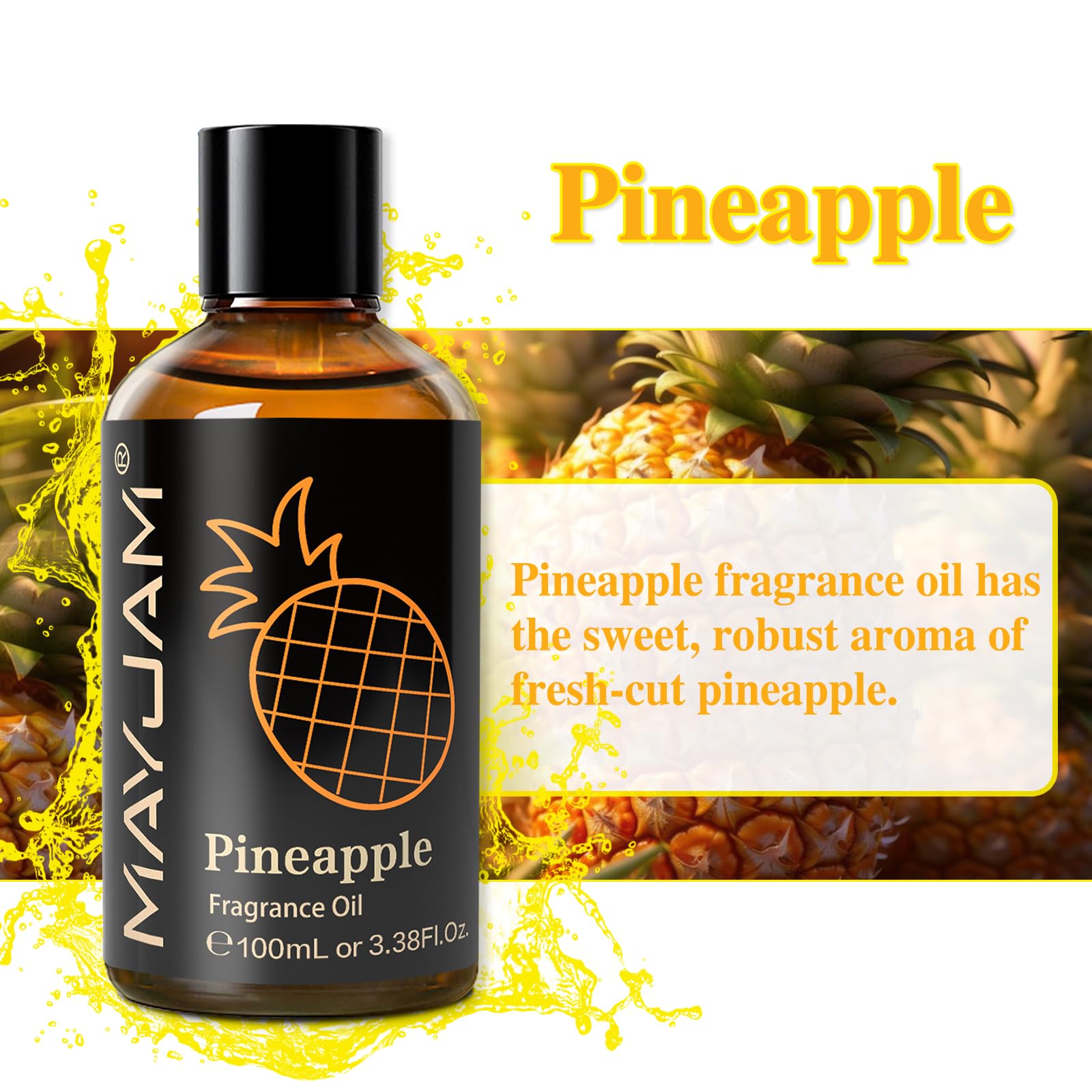 Pineapple fragrance oil used for soap and candle making