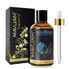 MAYJAM Sea Breeze fragrance oil in 100ml amber glass bottle