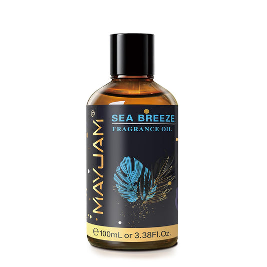 Close-up of the glass dropper for MAYJAM Sea Breeze fragrance oil