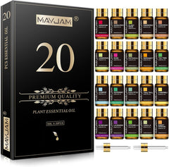 MAYJAM 20x5ml essential oil gift set packaging