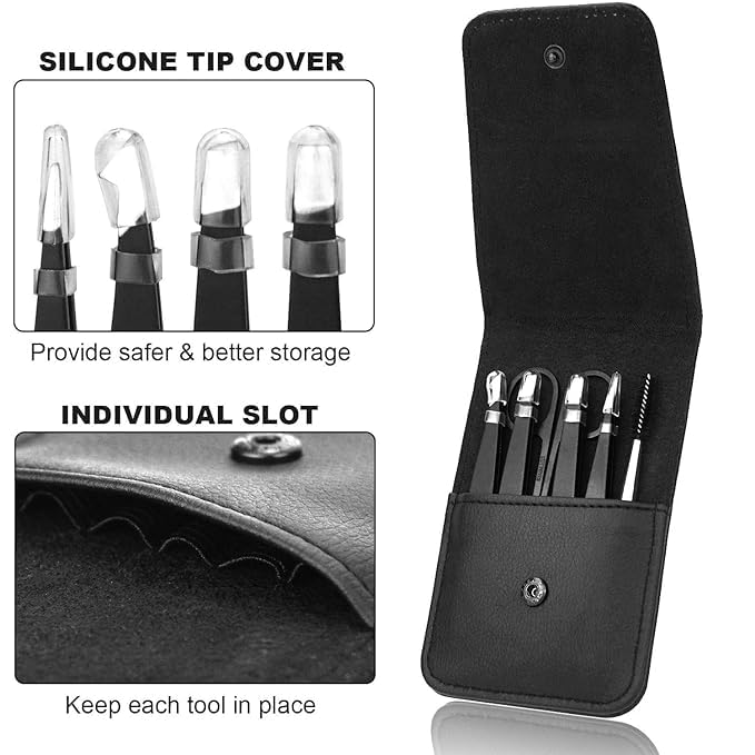 MAYKI Slant Tweezers deliver accurate grip for bold, clean eyebrow lines.