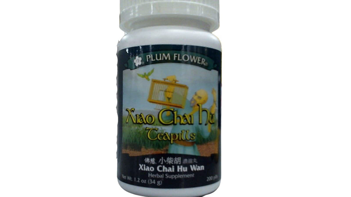 Mayway Xiao Chai Hu Wan packaging showing 200 teapills