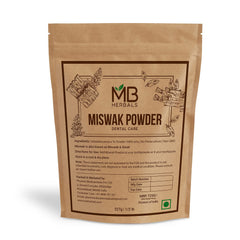 MB Herbals Miswak Powder 8 oz (227g) packaging image