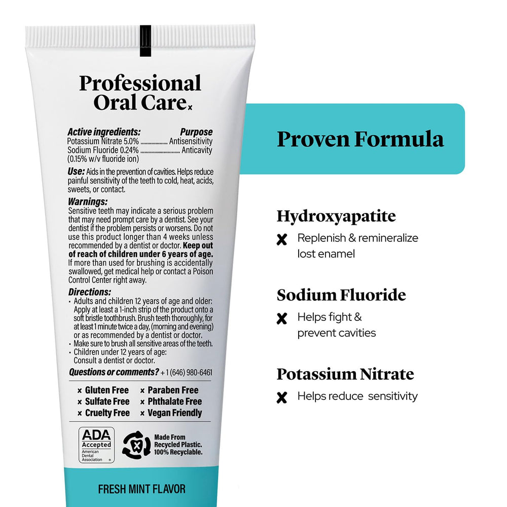 Two 4.2oz toothpaste tubes side by side