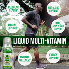Nutrition facts panel of MBS Liquid Multivitamin