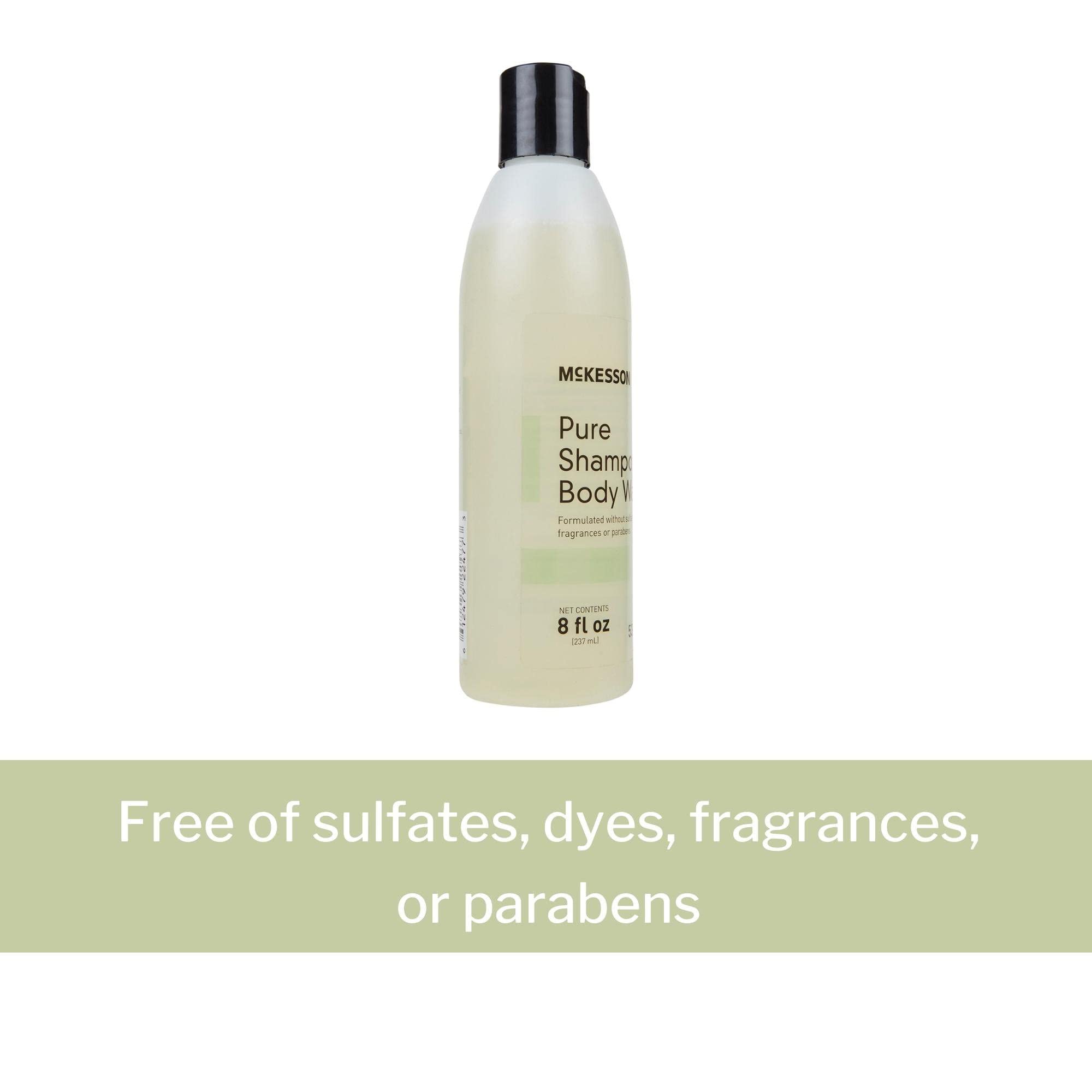 Hands lather with McKesson Pure for gentle daily cleansing.