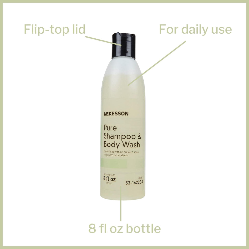 Skin feels soft after using McKesson Pure.