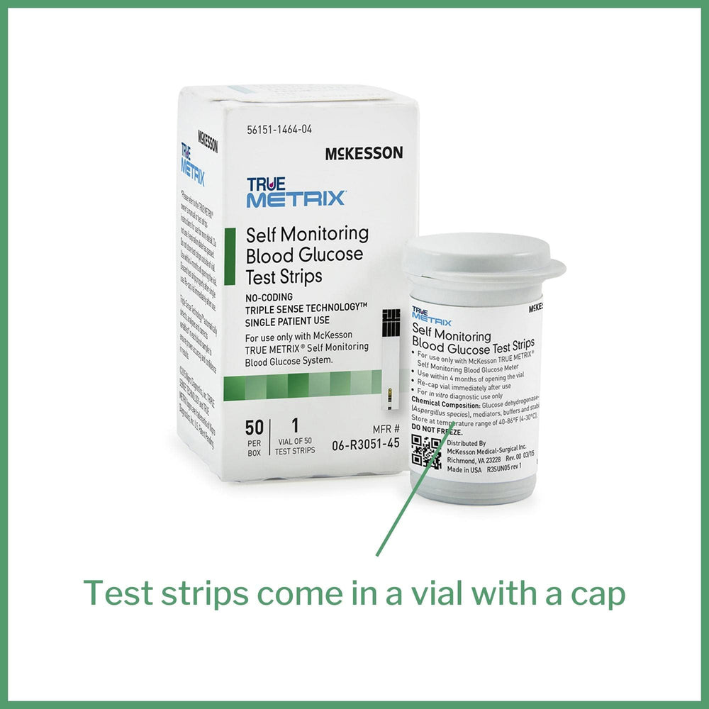 McKesson True METRIX system setup image showing self-monitoring workflow.