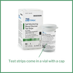 McKesson True METRIX system setup image showing self-monitoring workflow.