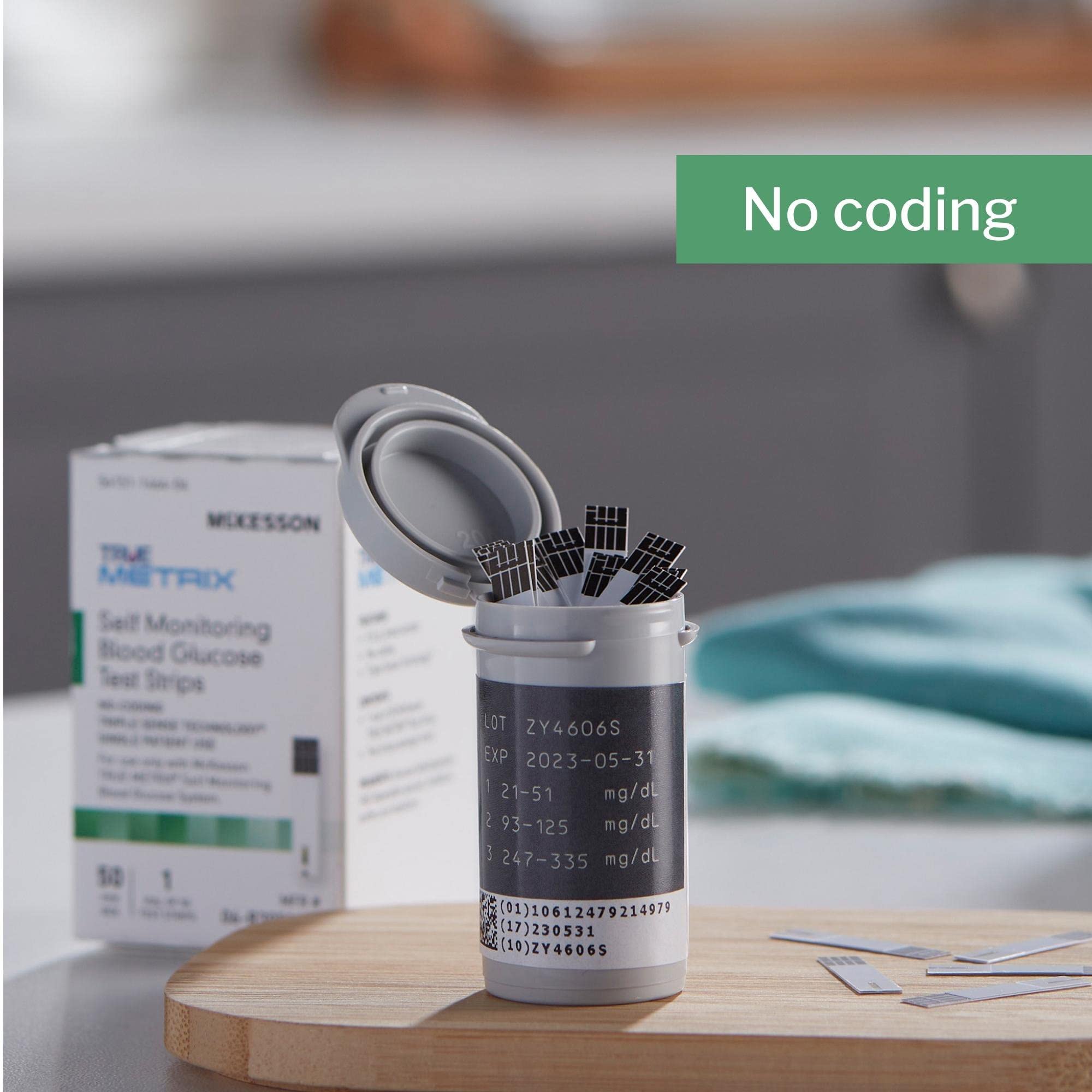 McKesson True METRIX triple sense technology showcasing automatic variability correction.
