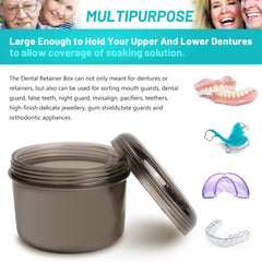 Mckkor Denture Bath Case Box side view
