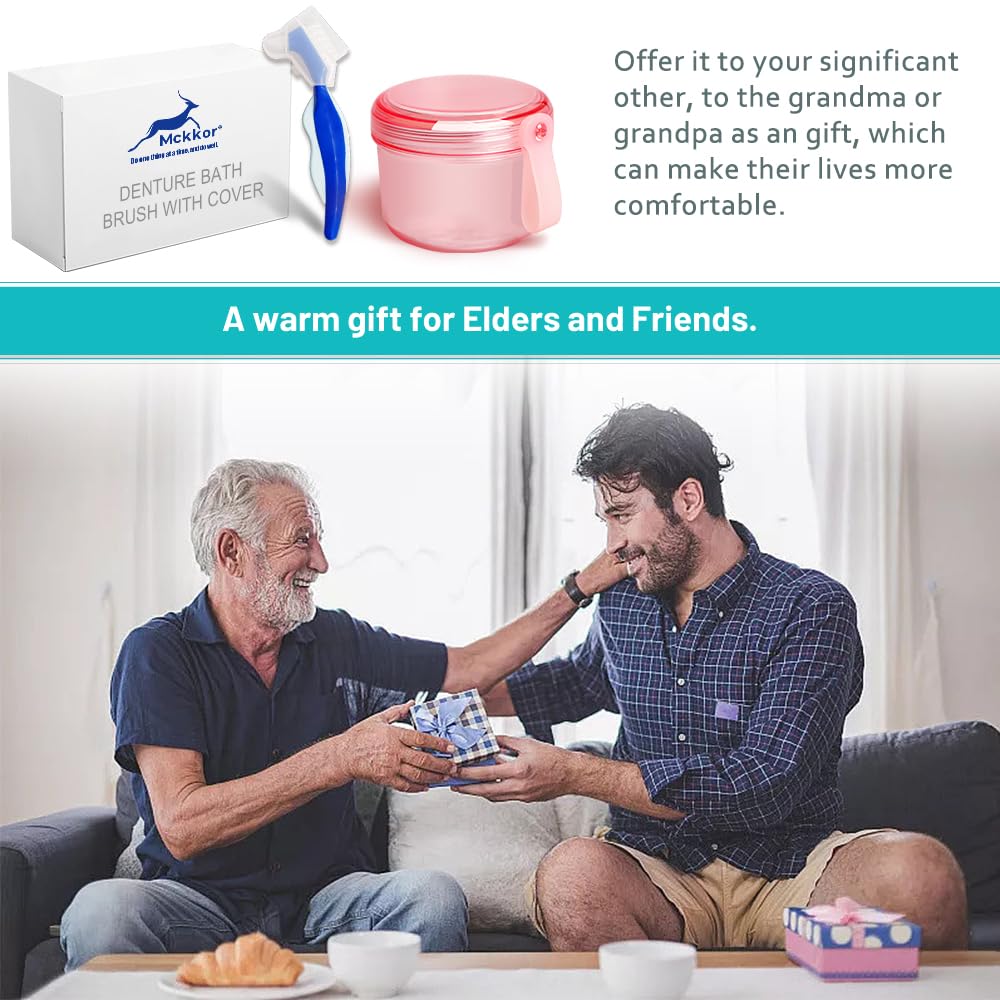 Denture cleaning kit ideal for retainer and mouth guard cleaning