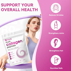 Mclovefy collagen powder dissolving in coffee