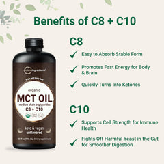 Pouring MCT Oil into coffee