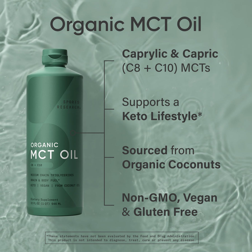 MCT oil being poured into coffee