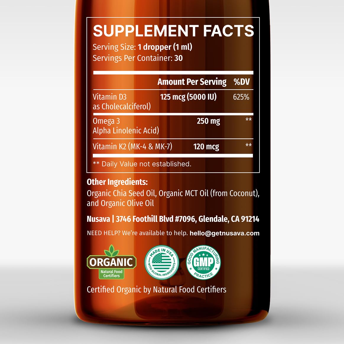 MCT oil and Omega-3 blend image
