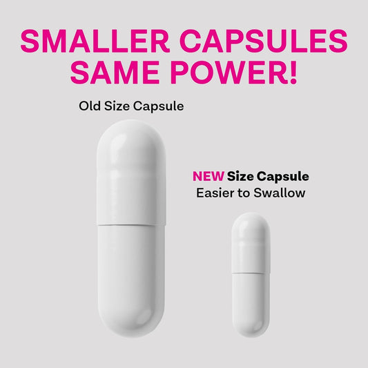 Close up of MD Life L-Methylfolate 1 mg capsules