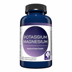 MD. Life Potassium Magnesium Supplement bottle, 90 capsules