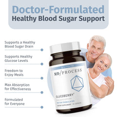 MD Process GlucoBerry chromium picolinate tablet for micronutrient support