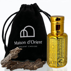 MdO Oud Wood Perfume Oil bottle shows rich unisex scent and lasting power
