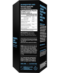 Close-up of UC-II collagen ingredient on label