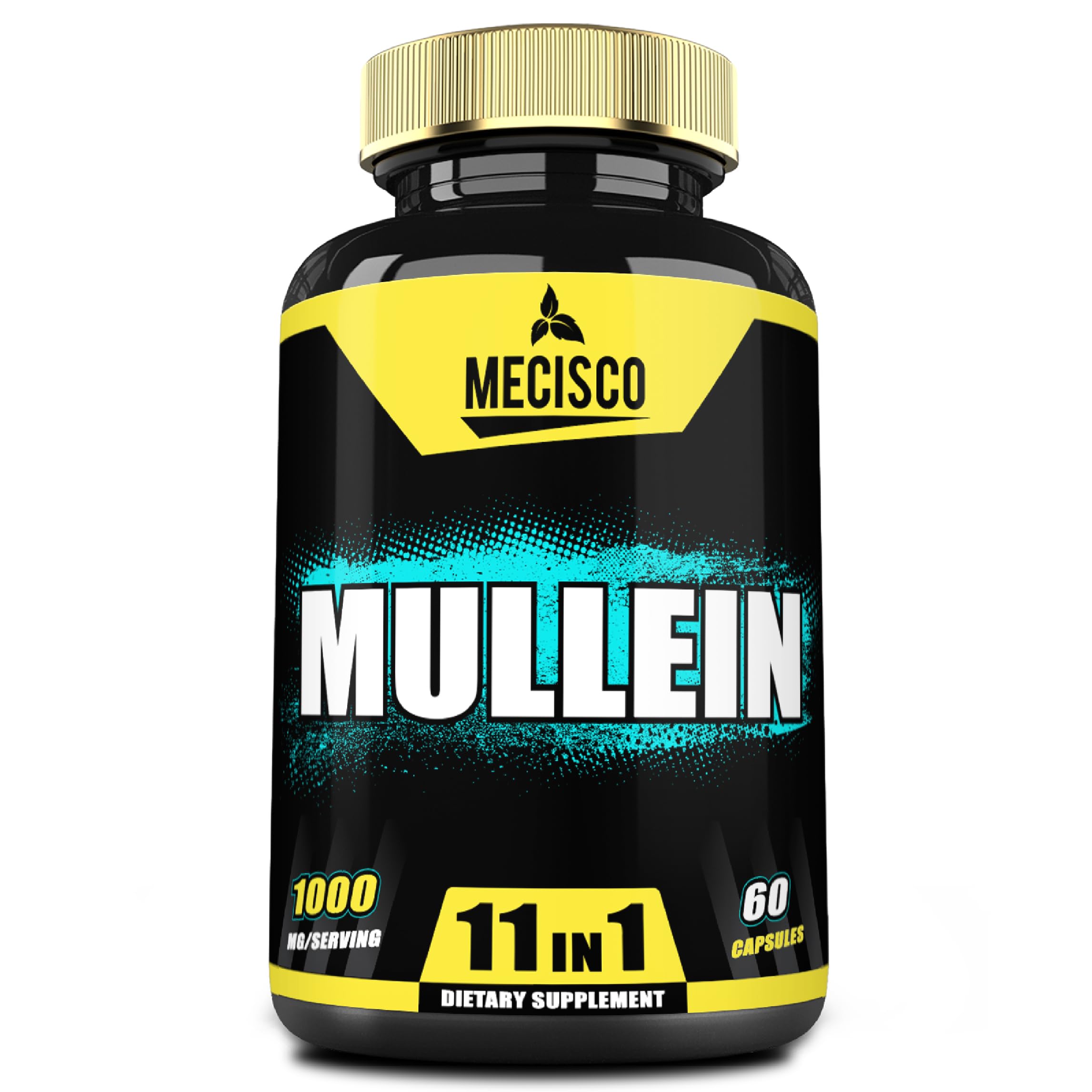 Mecisco 11in1 Mullein Leaf Capsules bottle - 60 count (hero image)