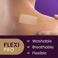 Mederma breathable, flexible scar sheet designed for comfortable all-day wear.