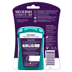 Mederma Fever Blister Patch easy application steps shown.
