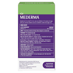 Mederma Scar Gel for Kids grape-scent bottle close-up, appealing to kids.