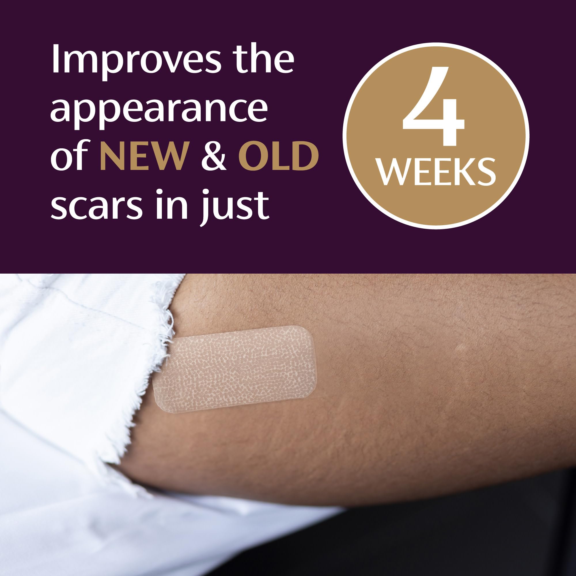 Mederma scar sheet is washable and reusable for ongoing scar care.