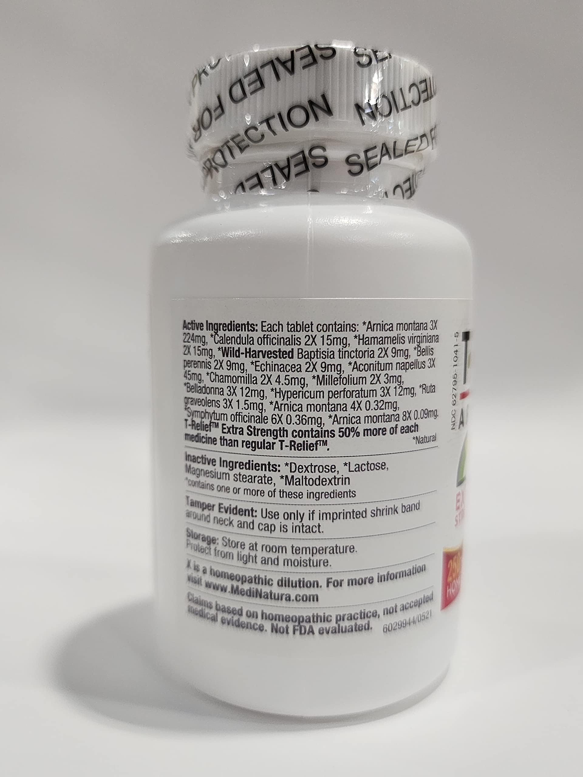 MediNatura T-Relief supports athletic activity with natural pain relief options.