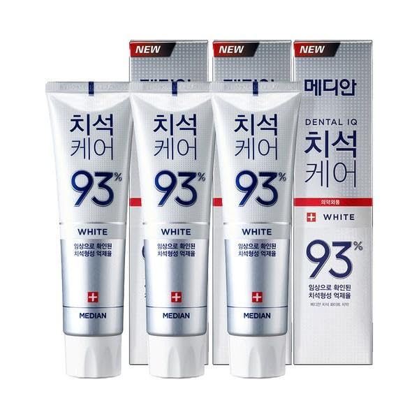 Median Dental IQ 93% toothpaste 3-pack packaging front view
