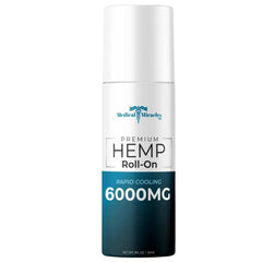 Medical Miracles Hemp Roll-On 6000mg bottle – front view