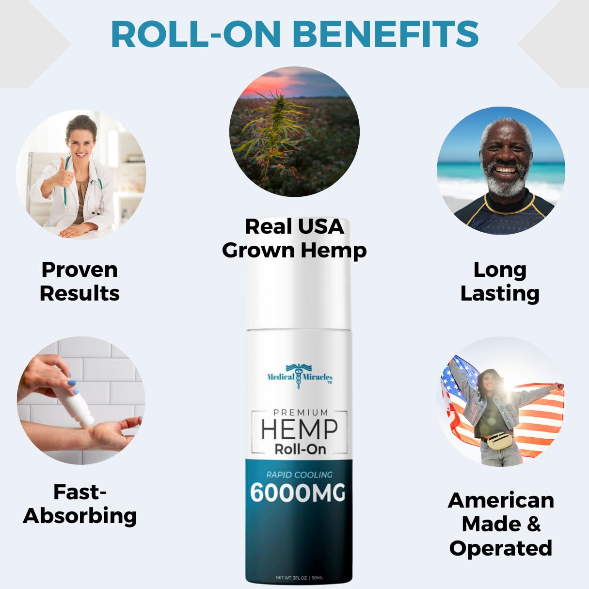 Label close-up showing 6000mg hemp oil