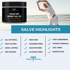 Colorado-made hemp salve bottle and packaging