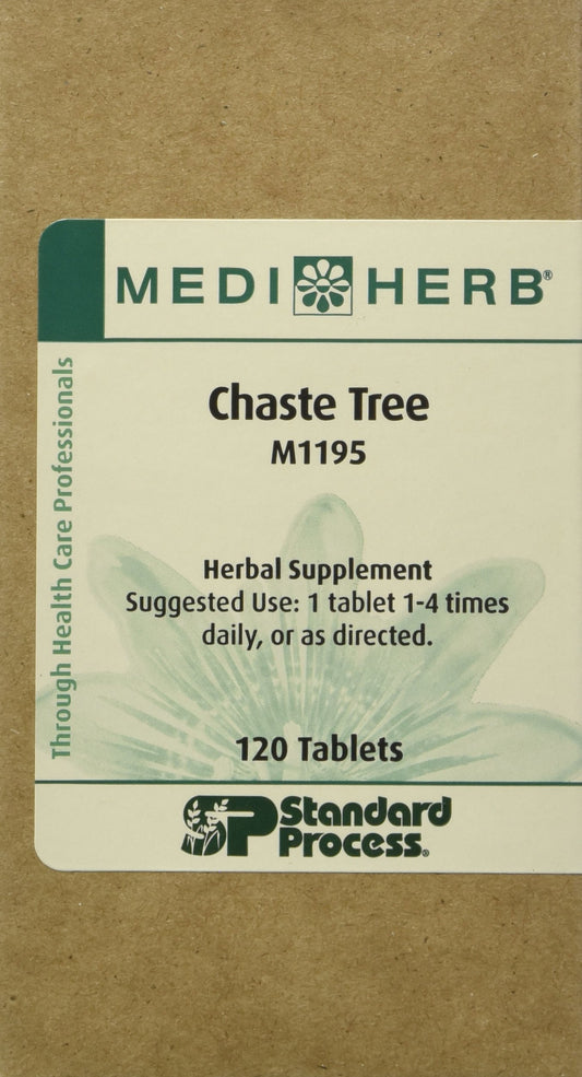 Mediherb Chaste Tree 120 Tabs bottle front view