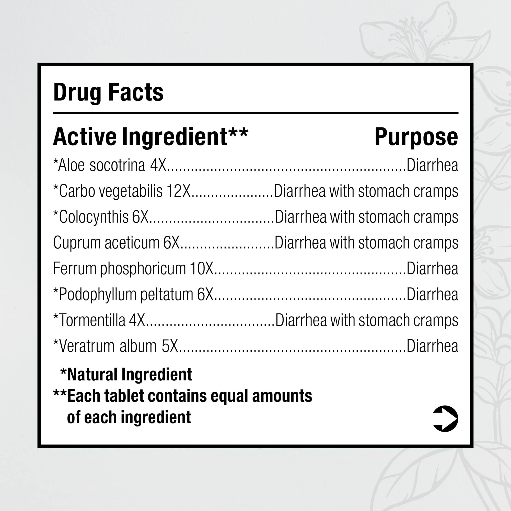MediNatura BHI tablets dissolve on the tongue for gentle gut support.