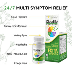 MediNatura ClearLife dissolving tablet water demonstration for quick relief