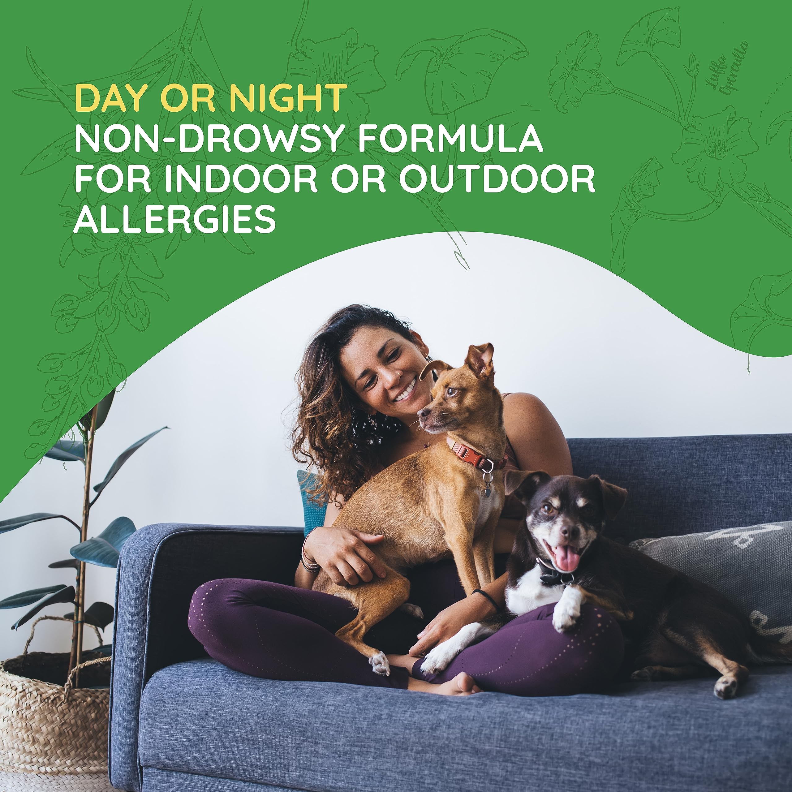 MediNatura ClearLife outdoor scene implying allergy-free daytime use