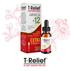 MediNatura T-Relief packaging box emphasizes plant-based relief.