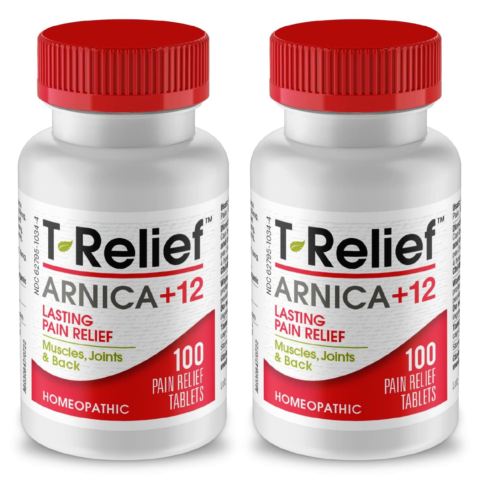 MediNatura T-Relief Pain bottle front showcases natural ingredients for muscle and joint comfort.