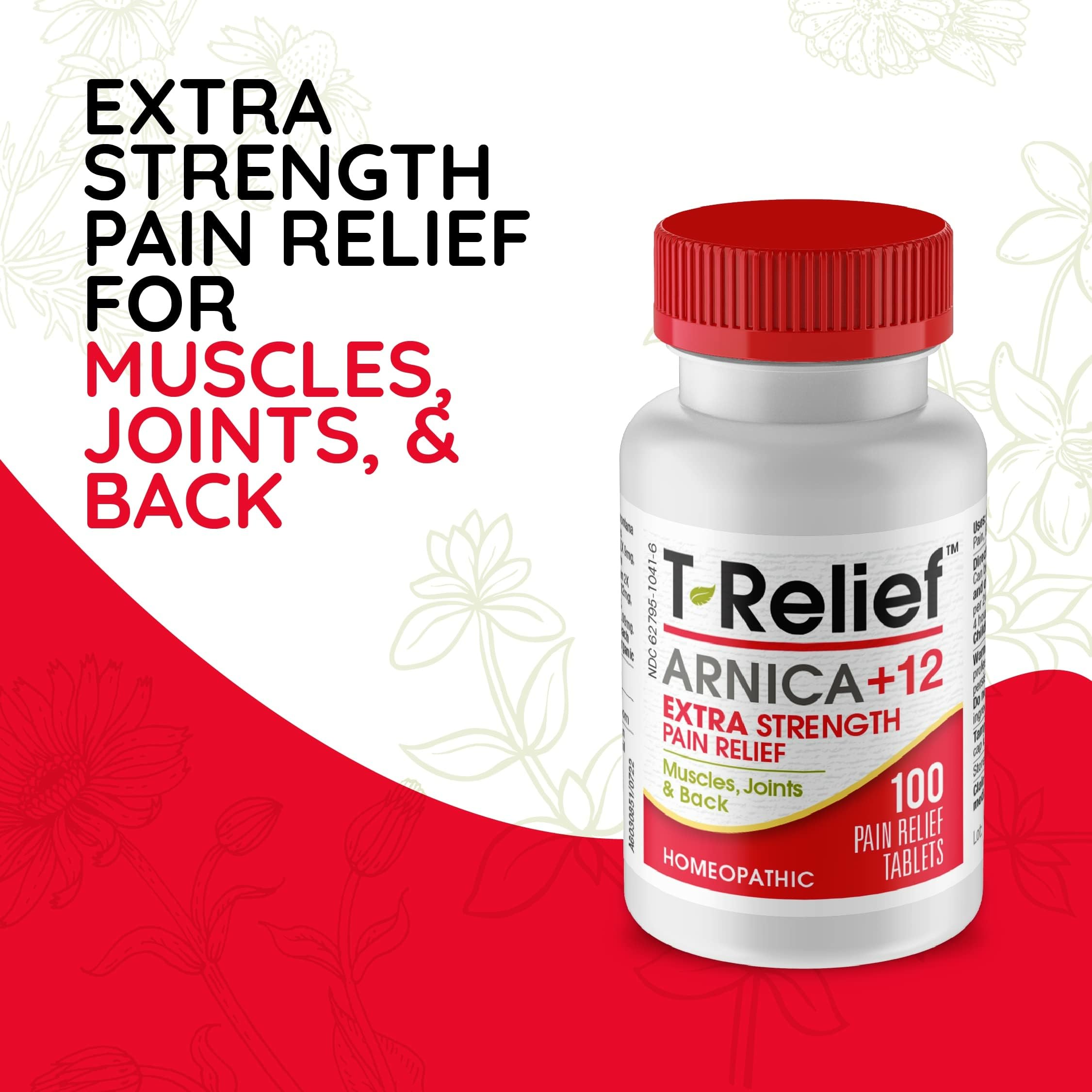 MediNatura T-Relief tablets dissolve easily for quick absorption.