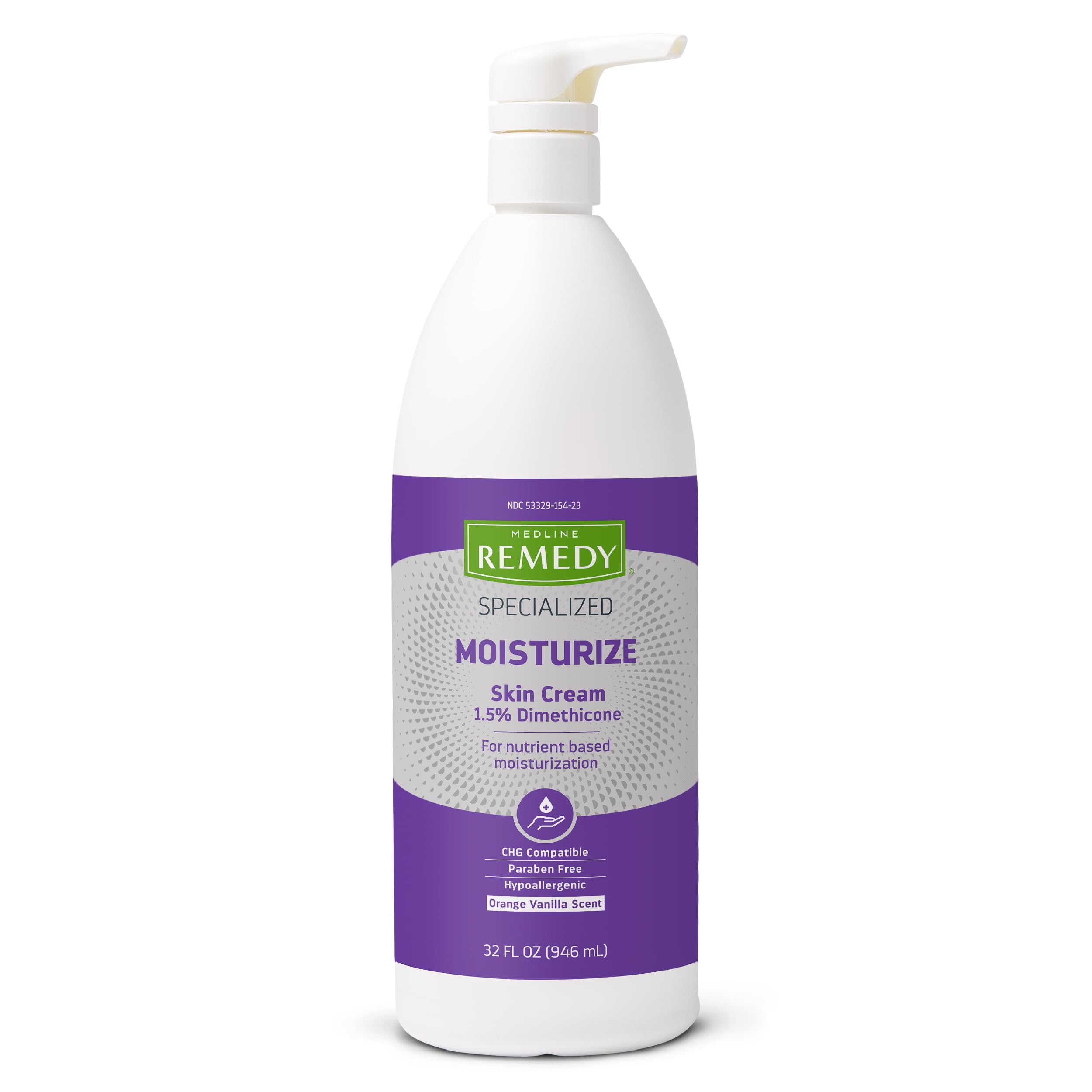 Medline Remedy bottle closeup highlighting home-use moisturization