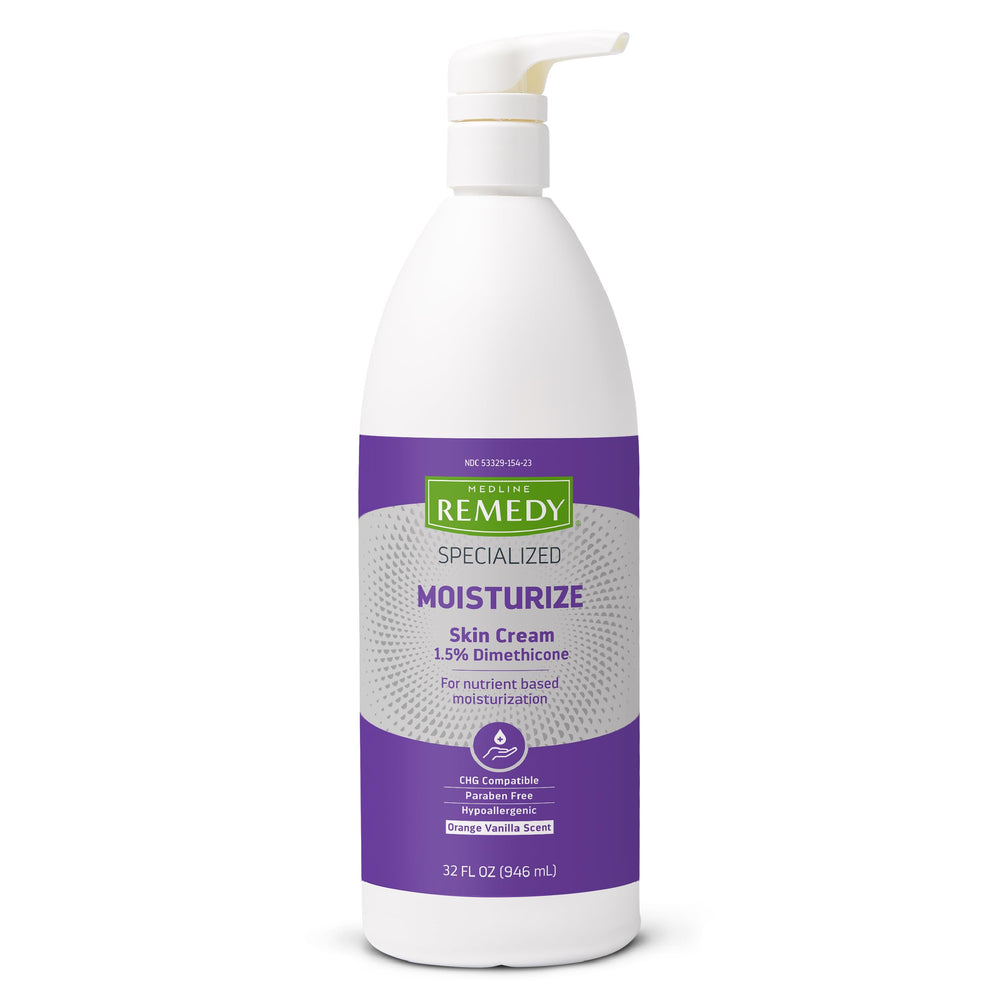 Medline Remedy bottle closeup highlighting home-use moisturization
