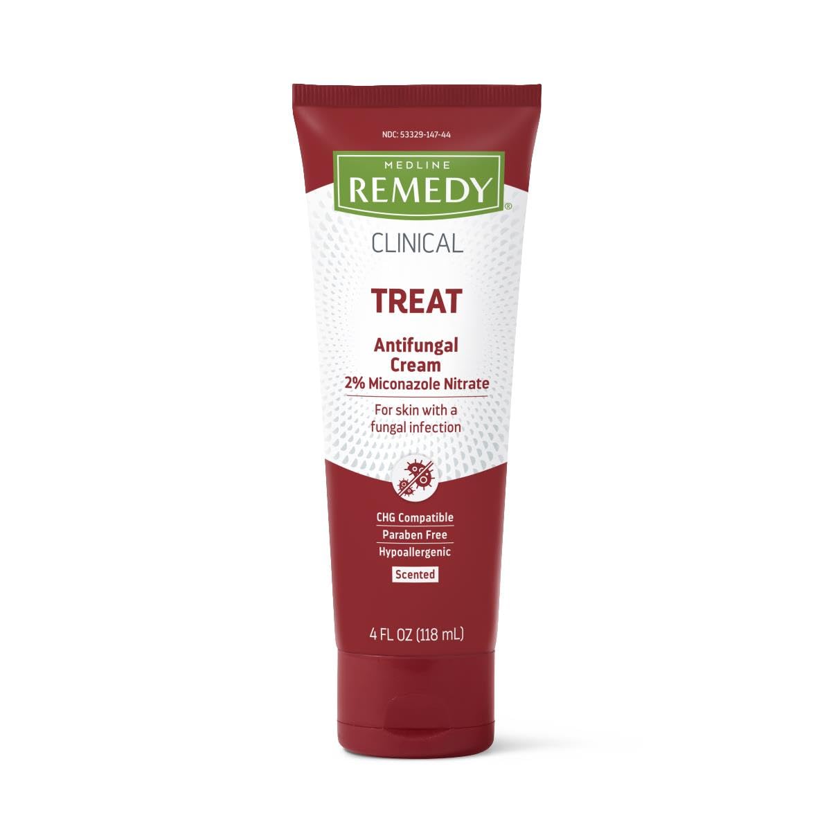 Medline Remedy Clinical Antifungal Cream tube ready for targeted treatment and relief.