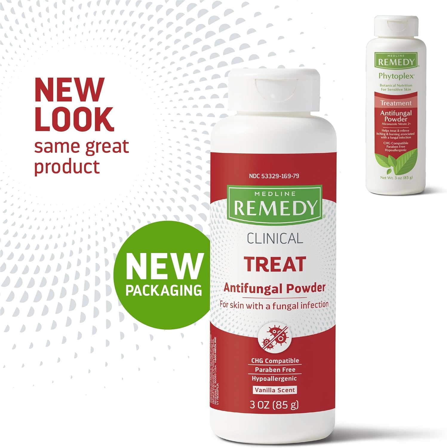 Hypoallergenic Phytoplex label highlights gentle care with no harsh additives.