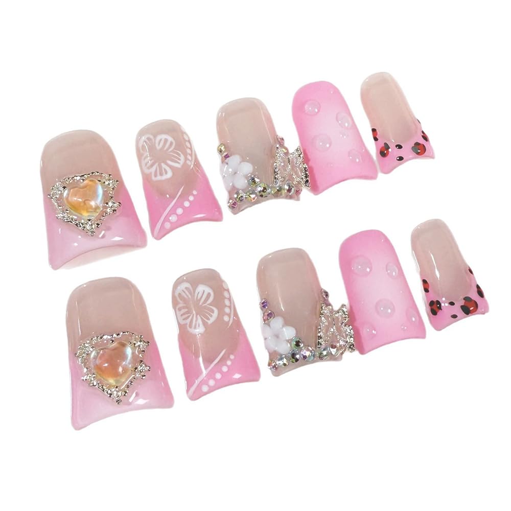 Meemooron Duck Press on Nails short size M for quick, clean manicure.