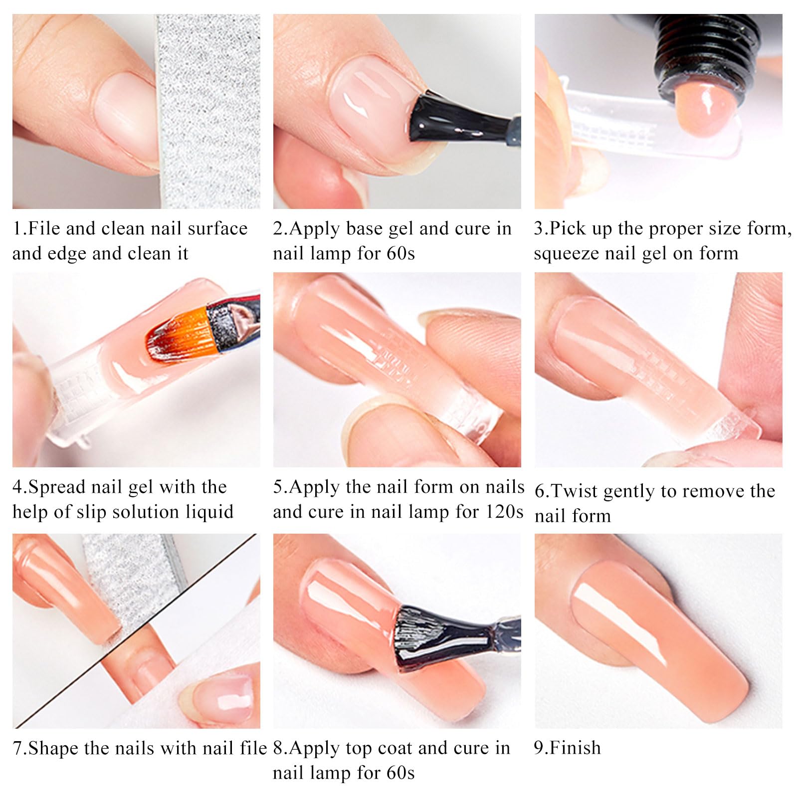 Meet Across extension demo: visualize easy nail building.