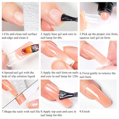 Meet Across extension demo: visualize easy nail building.
